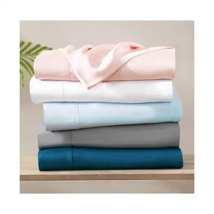 Organic Lyocell bamboo bedding set Duvet Cover Set pillowcase 4 Pieces bed sheet