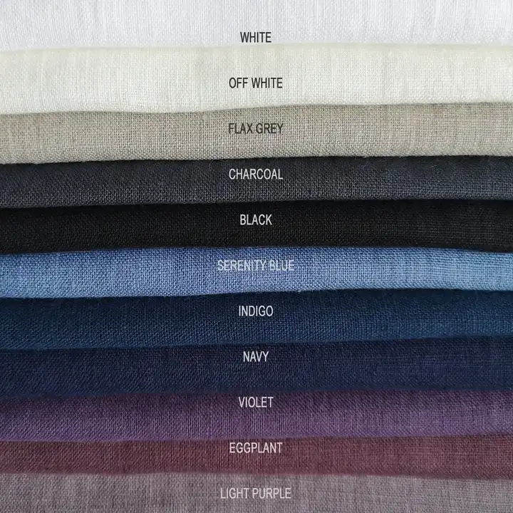 60 color Wholesale 280cm Wide Pure French Belgium Bed 100% Linen Fabric for Clothing bedding