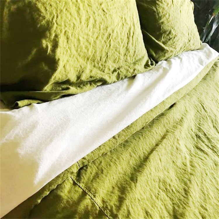 Linen Bed 100% Pure French Linen Duvet cover Sets Customer Size bedding sets