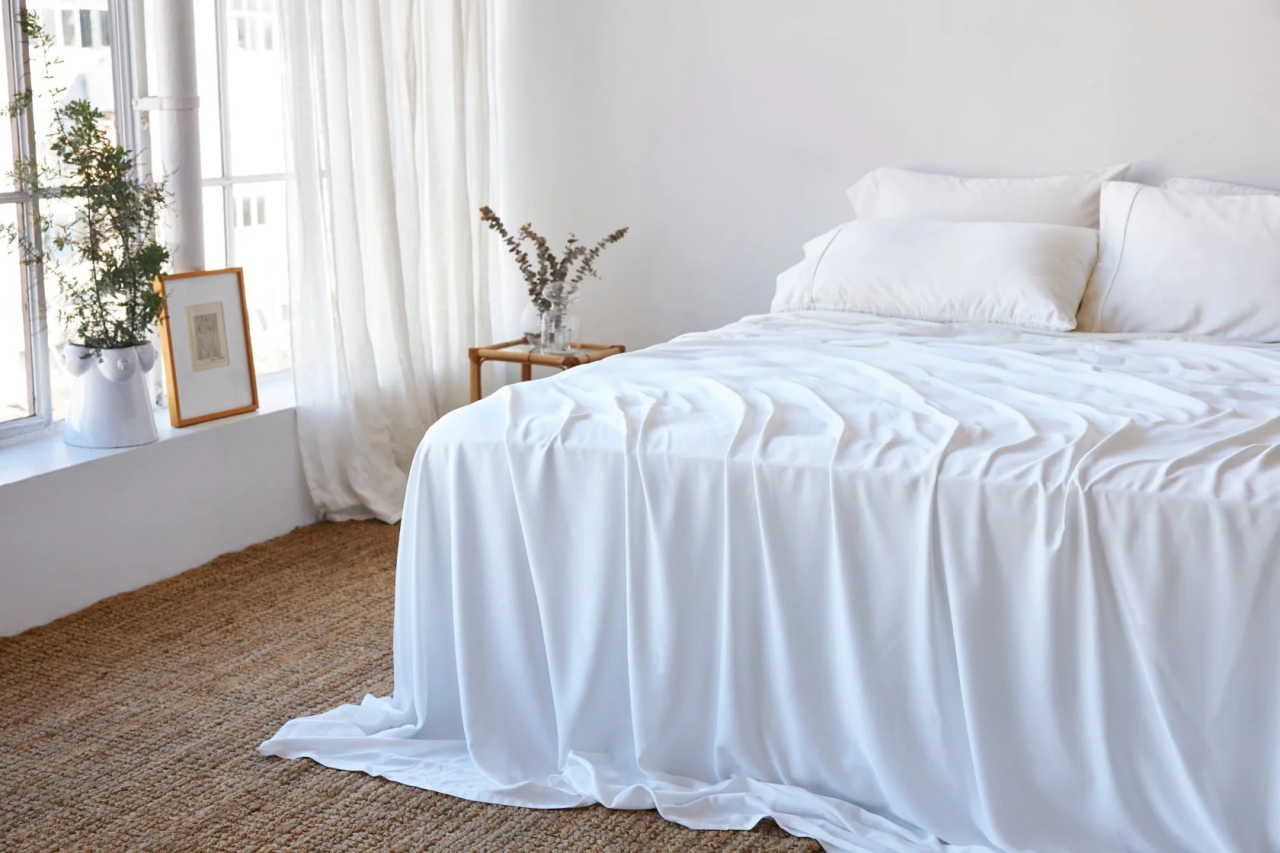 Pure Bamboo Bed Sheets 100% Organic Bamboo Sheet Set Bamboo Bed sheets Bedding Set