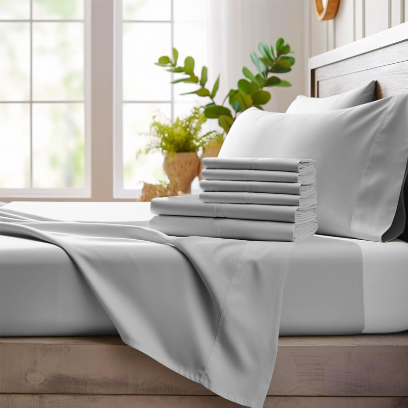 New Pure Color Print Bamboo Pillow Case Cover Bonnet Pillowcase Luxury Pillow Cover